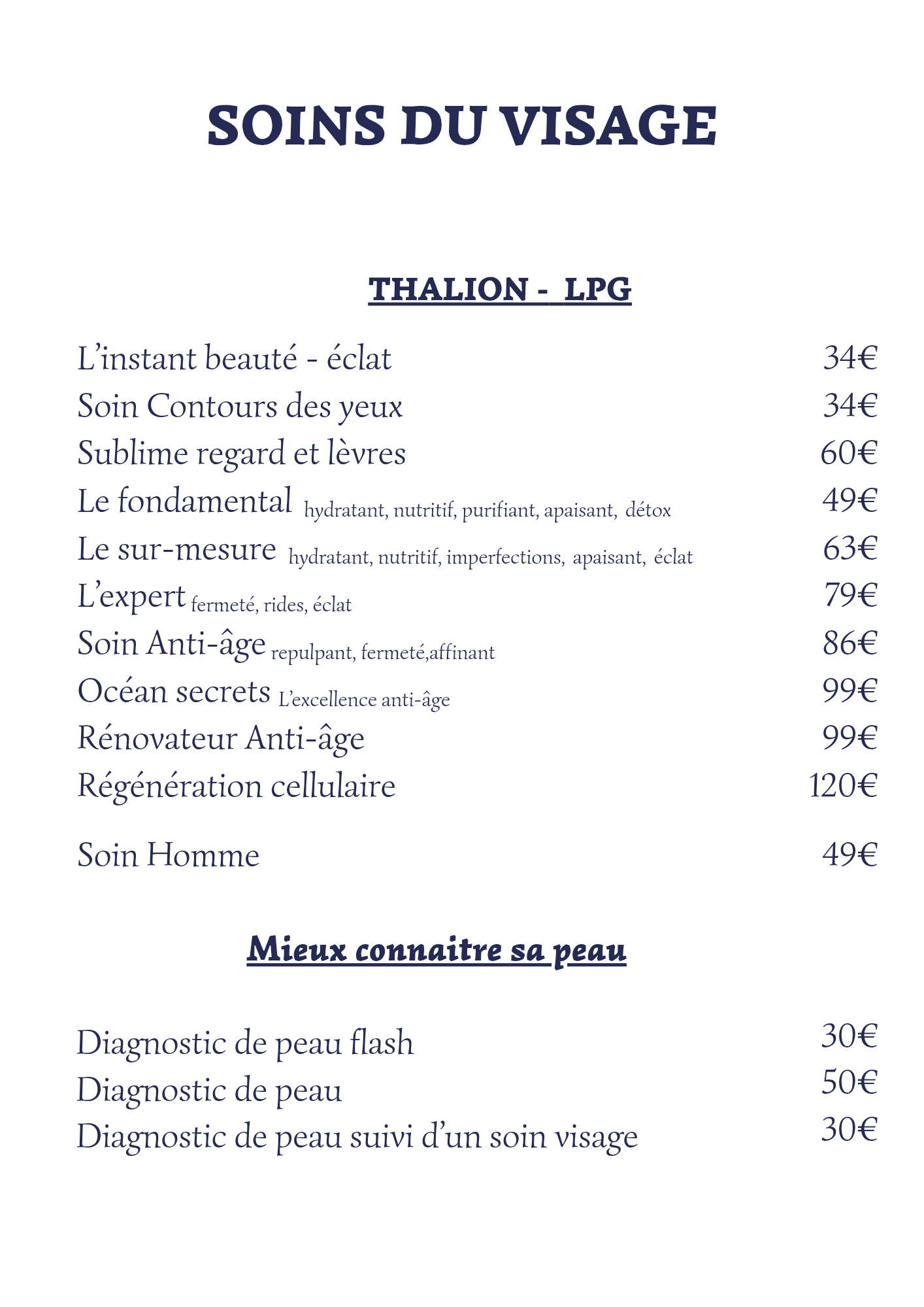 &Eacute;coutez votre peau