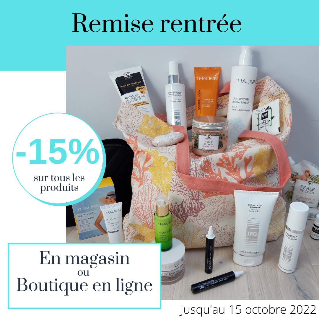 Remise rentr&eacute;e